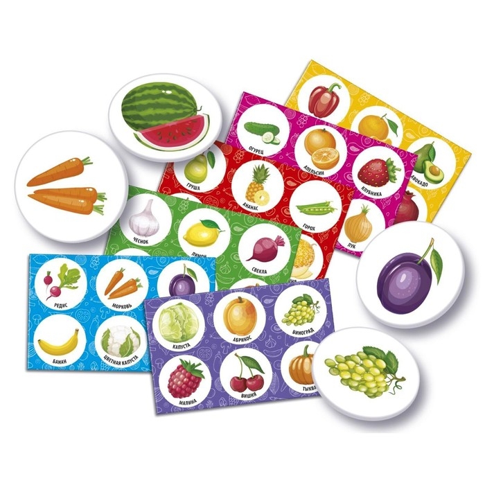 Лото &laquo;Овощи, фрукты&raquo;