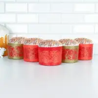 Форма бумажная для кулича &laquo;Красная Пасха&raquo;, 13.4&times;10 см, МИКС