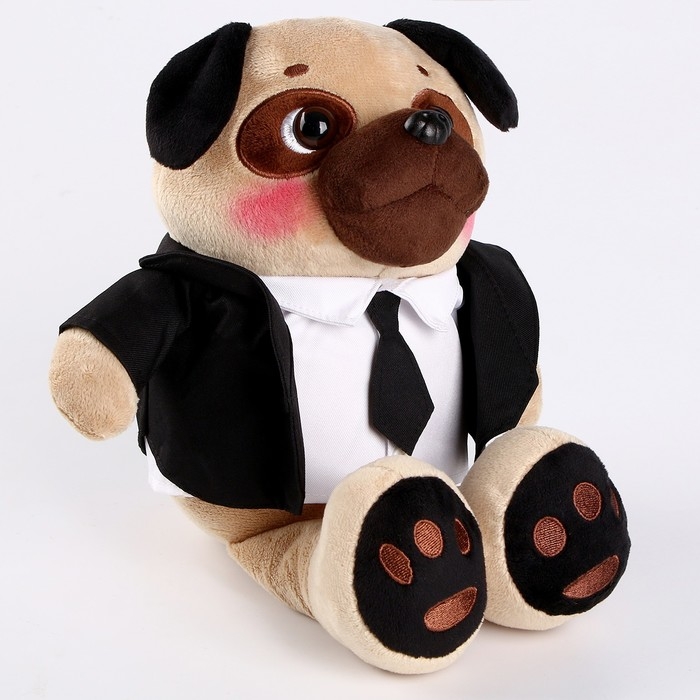 Мягкая игрушка &laquo;Боня&raquo;, в чёрном костюме, 25 см