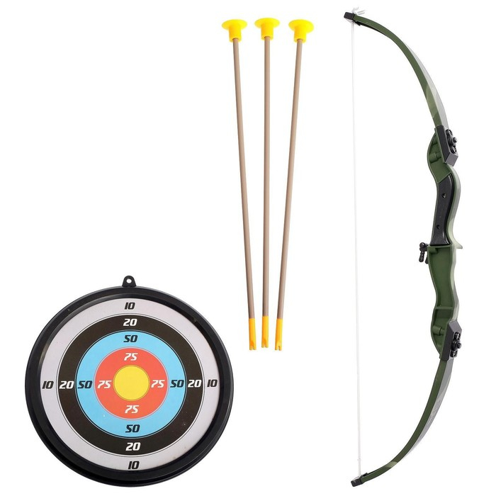 Лук &laquo;Меткий стрелок&raquo;, с мишенью и стрелами на присосках