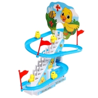 Развивающая игрушка &laquo;Уточки на лесенке&raquo;, световые и звуковые эффекты, 6 уток в комплекте