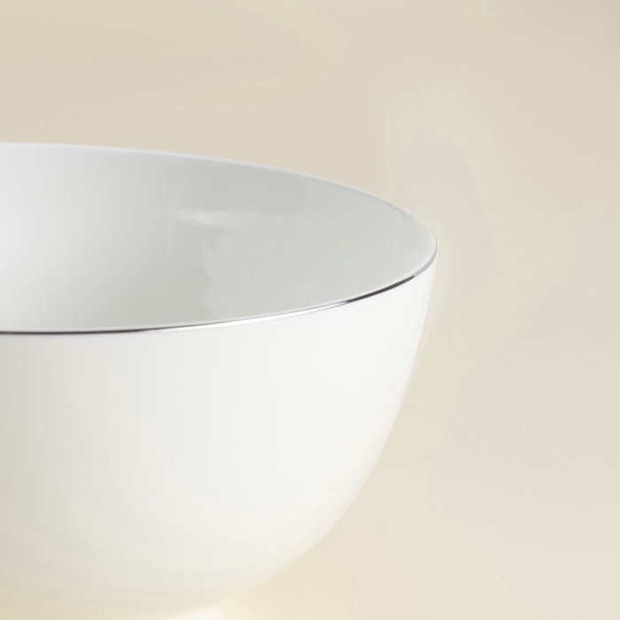 Салатники SL Home &laquo;Каскарон&raquo;, 900 мл, d=16 см, набор 2 шт, костяной фарфор, белые