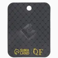 Зажим для кардигана "Ажур", тюльпан. цвет серый в сером