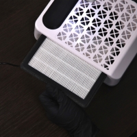 Аппарат для маникюра и педикюра Windigo LMH-04, 80 Вт, 35000 об/мин, лампа, ручка, белый