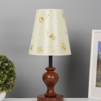 Лампа настольная BayerLux ЭКО "Сол" 1х40Вт Е27 коричневый 20х20х45см