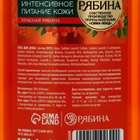 Гель для душа, интенсивное питание кожи, аромат рябины, 250 мл, Рябина