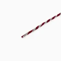 Шнур "Шпагат" длина 100м, d=2мм, хлопок, цвет красно-белый