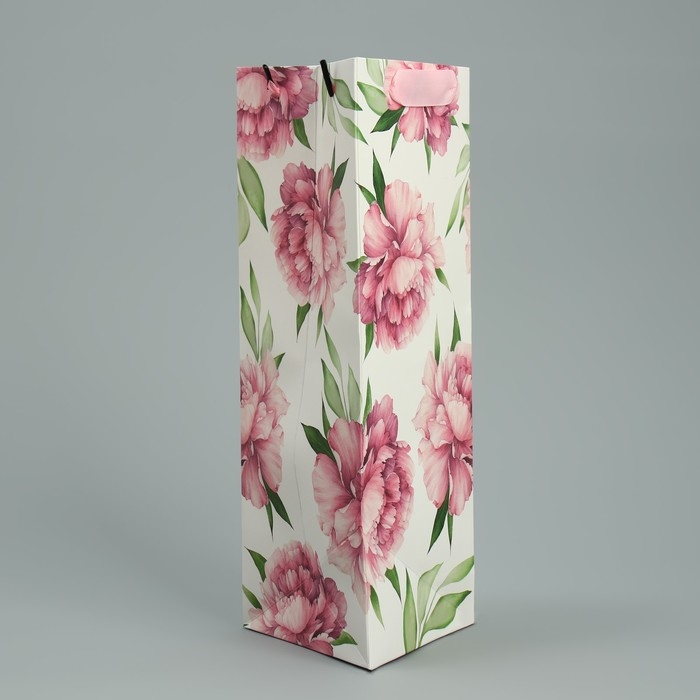 Пакет подарочный под бутылку, упаковка, &laquo;Самой&raquo;, 13 х 32 х 11,3 см