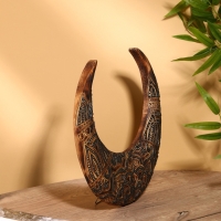 Декор интерьерный "Рога" дерево 40х6х40 см