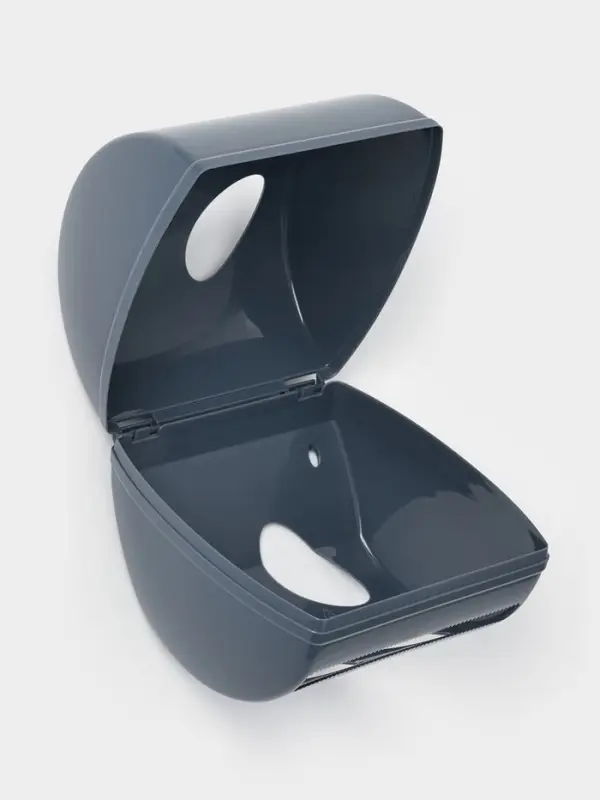 Держатель для туалетной бумаги 13,4х13х12,4см, "Light" цвет космический серый