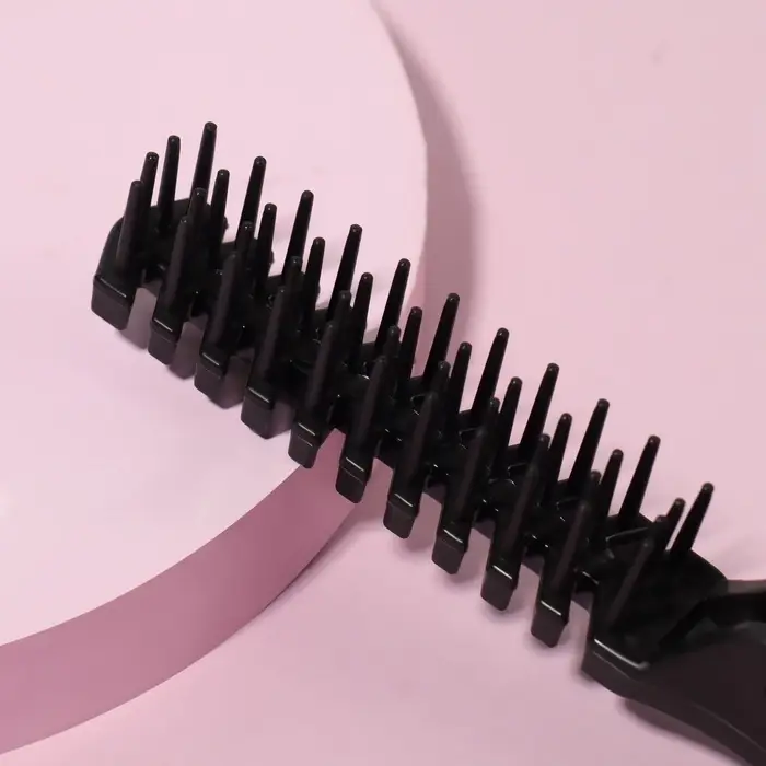 Расчёска складная, 20/10&times;2.8 (&plusmn;1) см, чёрная