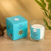 Свеча с кристаллом внутри Sea and Summer "After the rain" после дождя, 120 гр