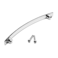 Ручка-скоба ТУНДРА LIGHT РС001AL, м/о 128 мм, цвет хром, 4 шт TMP