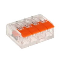 Строительно-монтажная клемма СК-321, 32А, 0.2-4 мм2, 4 отверстия, набор 10 шт