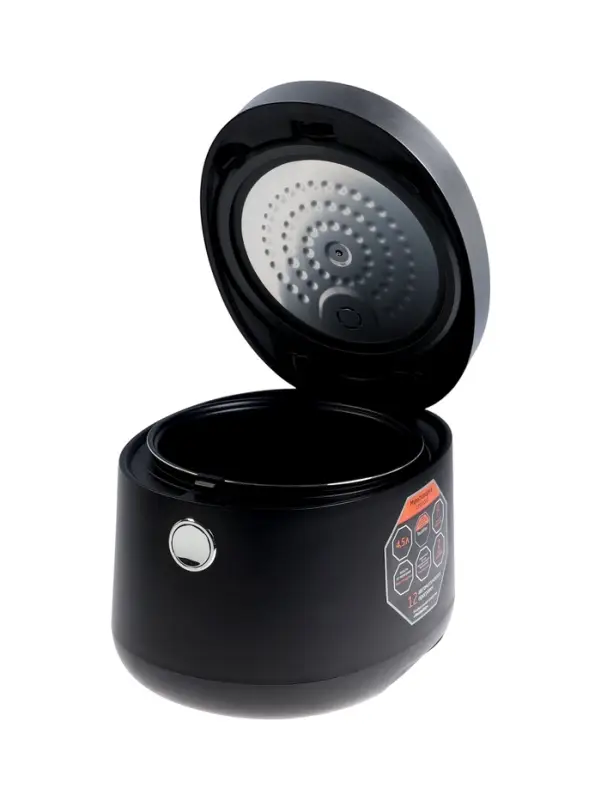 Мультиварка Leonord LE-1761E, 860Вт, 4.5 л, 12 программ, LED дисплей, сенсор, черная