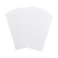 Картон белый А4, 8 листов, Calligrata, немелованный, плотность 220 г/м2, в плёнке, МИКС