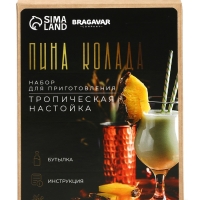 Набор для приготовления настойки &laquo;Пина колада&raquo;, набор специй, штоф