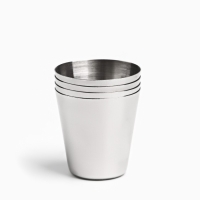 Набор стопок Мастер К, 23 Февраля, 30 мл, 4&times;3.5 см, 4 шт., чехол, нержавеющая сталь