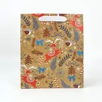 Набор пакетов крафтовых &laquo;Новогоднее поздравление&raquo;