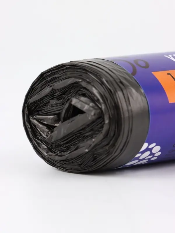 Мешки для мусора 120 л  ПНД,толщина 10 мкм, 10 шт в рулоне, цвет черный