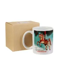 Кружка керамическая &laquo;Приятных сюрпризов!&raquo;, ёлочная игрушка, 320 мл