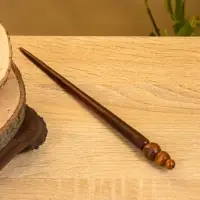 Заколка для волос фигурная, дерево Соно, 20 см, цв. тёмно-коричневый