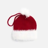 Подвеска на елку &laquo;Вьюшка&raquo;, шапочка, красная