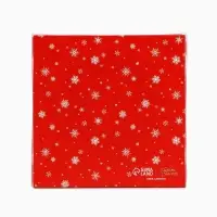 Коробка для кондитерских изделий с пластиковой крышкой &laquo;С Новым годом&raquo;, 18 х 3 см