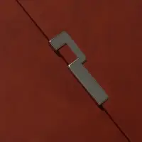 Ежедневник недатированный формат А5, с клапаном, 96л, линия, пвх, Коричневый