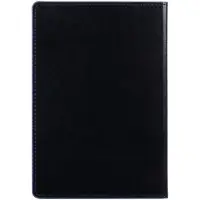 Ежедневник Alanis, недатированный, черный c синим