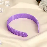 Ободок для волос "Дивина" широкий дорожки, 2,4 см, микс