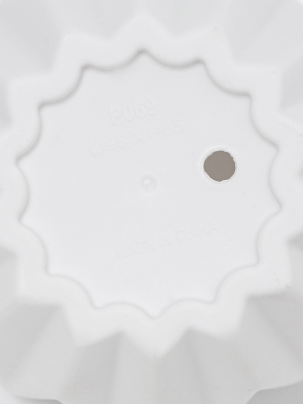 Кашпо "Stellar" 9,2х9,2х8 см, цвет белый