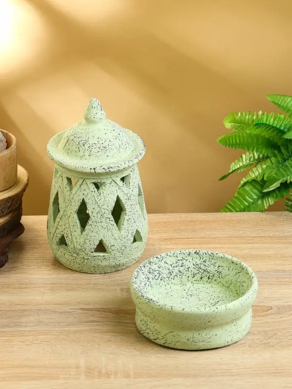 Подсвечник терракота "Фонарь" 16х16х26 см