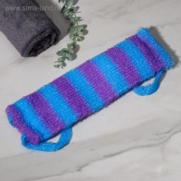 Мочалка для тела Доляна &laquo;Махровая&raquo;, 12&times;45 см, МИКС