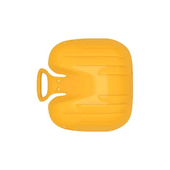 Санки-ледянки с мягкой сидушкой &laquo;Вираж&raquo;, желтые, 39&times;37см