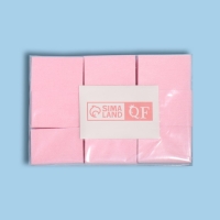 Салфетки для маникюра, безворсовые, плотные, 560 шт, 6 &times; 4 см, цвет розовый