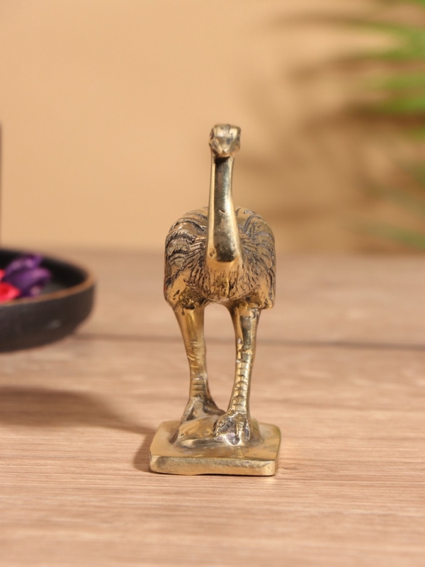 Сувенир бронза "Страус" 7х4х10 см