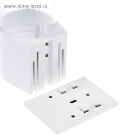 Стаканодержатель Luazon LCH-01, 70 стаканов, магнитное крепление, белый