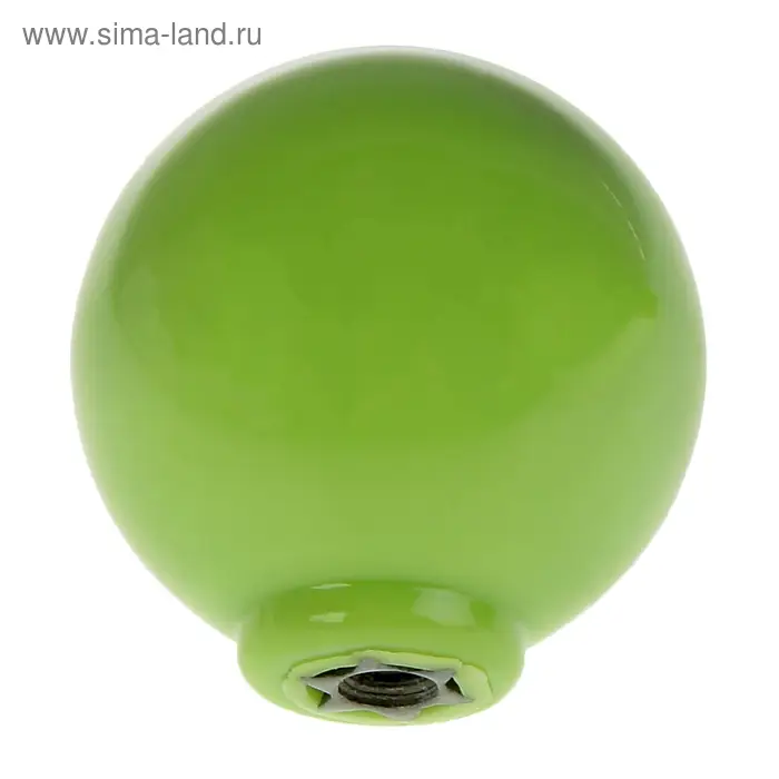 Ручка кнопка PLASTIC 008, пластиковая, фисташковая