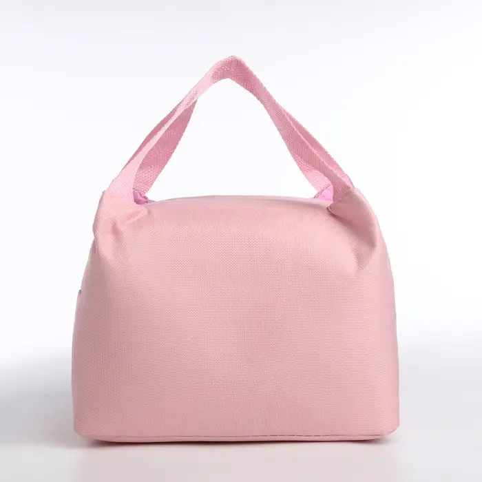 Сумка термо Киса 5,7л, 23*13*19см, отдел на молнии, розовый