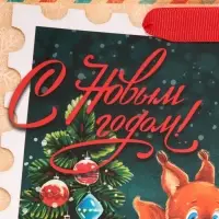 Пакет подарочный новогодний ламинированный &laquo;Зимний вечер&raquo;, MS 18 х 23 х 10 см