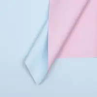 Пленка матовая для цветов, двухсторонняя,&laquo;Веста&raquo;, розовый - голубой, 57&times;57&plusmn;5% см