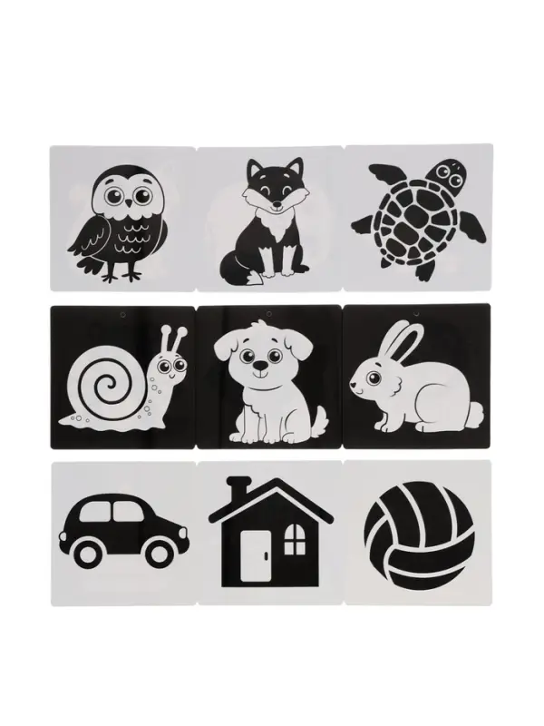 Набор картонных книжек-гармошек "Смотри, малыш!", 6 шт.