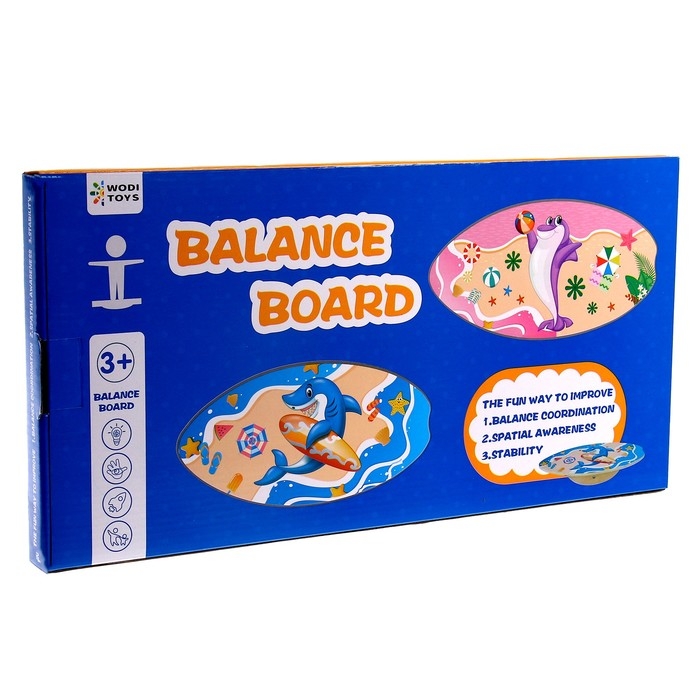 Развивающая игра &laquo;Балансирующая Доска&raquo; розовый, 45 &times; 22,5 &times; 3 см