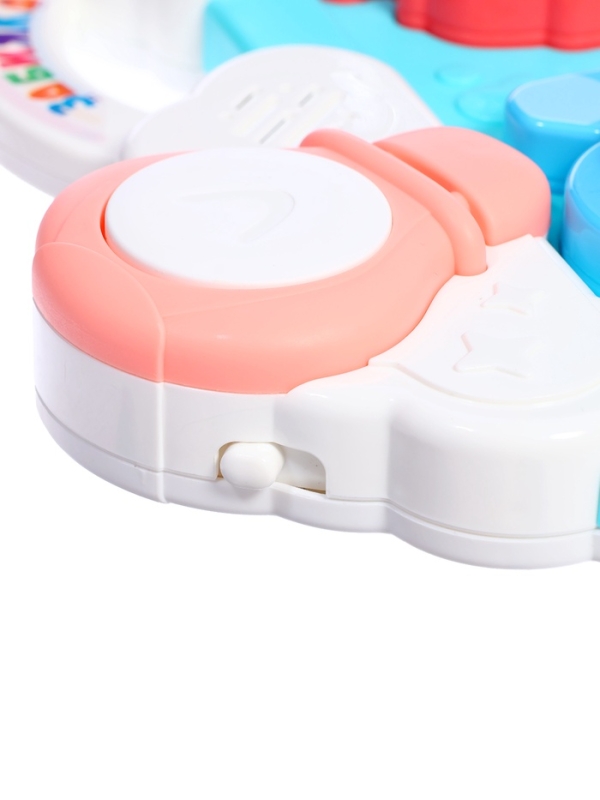 ЗАБИЯКА Музыкальная игрушка "Бизидоска" SL-07256 транспорт, звук, свет, цвет МИКС