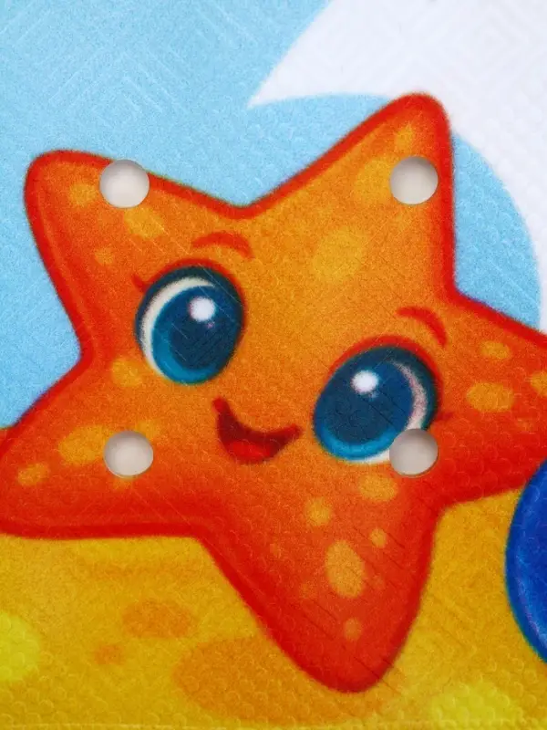 Коврик для ванной противоскользящий, на присосках &laquo;Морской мир&raquo;, детский, 40&times;70 см