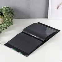 Фотоальбом 304ф 10X15см, ПП карм., 2ф на стр, черные страницы