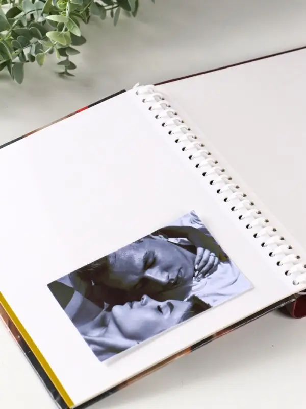 Фотоальбом 10 магнитных листов "Алая роза" 23X28см, пер-т внутр.спираль