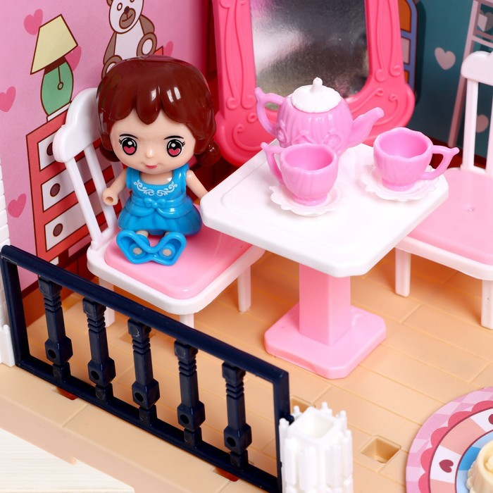 Игрушка &laquo;Уютная комната&raquo;, с куклой, котиками, аксессуарами