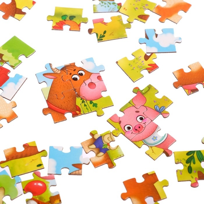 Пазл в металлическом шаре &laquo;Моя ферма&raquo;, 54 детали